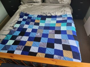 My blue memory blanket