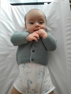 A little Noah Cardigan for Louis