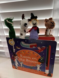 Room on the Broom finger puppets