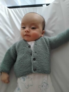 A little Noah Cardigan for Louis