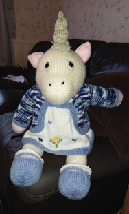 Knitables (Knit-A-Teddy) Unicorns (they all want a Unicorn!)