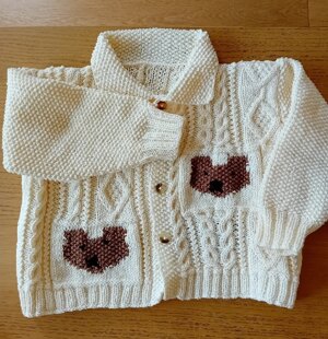 Teddy Bear Jacket and Booties