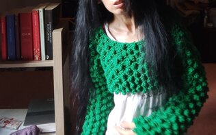 Mexico  cropped sweater