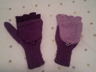 Flip-top mittens