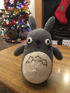 Grey Totoro Amigurumi