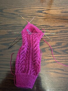 Christmas socks for Lynne
