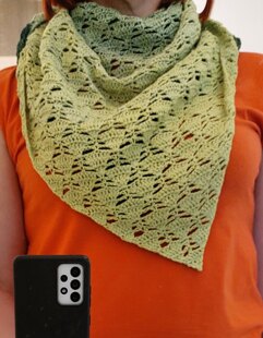Triangle Lace Shawl