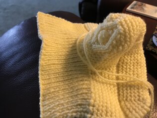 Yellow Easter Booties
