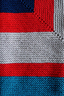 Garter stitch cushions