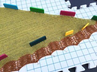 Shawl - Iona Hap by Stella Ackroyd