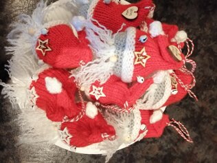 Christmas Baubles and Granny Squares