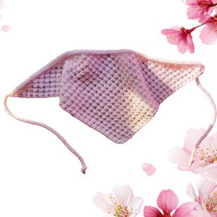 Quick Knit Kerchief Pattern - Lightweight Head Scarf