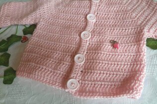 Olivia Simple Baby Cardigan