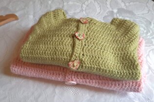 Olivia Simple Baby Cardigan