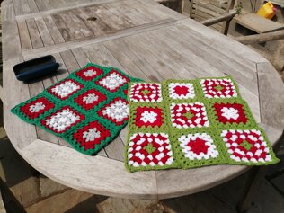 Christmas Baubles and Granny Squares