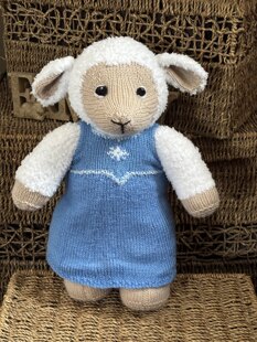 Sheep in a dress and jacket
