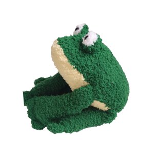 Big Cuddly Frog Cushion in Boucle Yarns