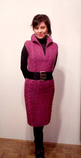 Winter Mohair Polo Dress