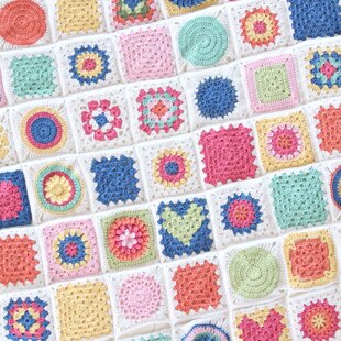 Rainbow Noodles blanket