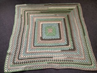 Granny Mesh Baby Blanket