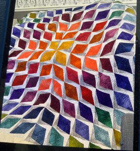 Foundation paper pieced quilt