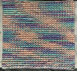 Sedge stitch baby blanket