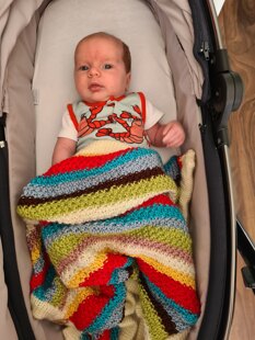 Pram Blanket for my Beautiful Girl Ana xxxx
