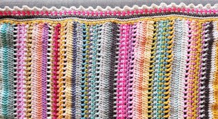 Candy Rainbow Blanket