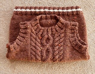 Aran Cable Tank Top for Alex