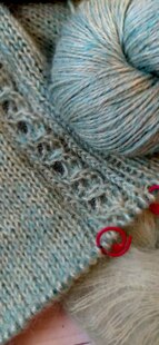 Blue Lace Delight Sweater