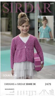 Sirdar 2479 girls cardigan