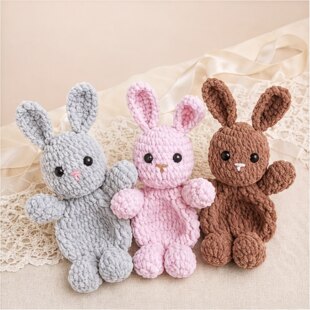Bunny Crochet Pattern PDF, Amigurumi Rabbit Plush Tutorial, Digital Download
