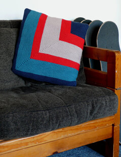 Garter stitch cushions