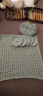 Reusable cotton make up removal pads/ face scrubbies