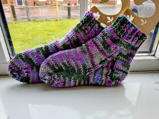 Lilac Blossom socks