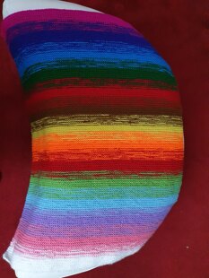 Gradient Garter Baby Blanket