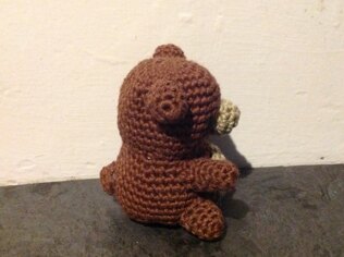Boo boo the crochet bear
