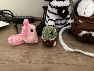 Axolotl and duckie