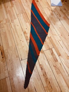Mums diagonal scarf