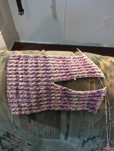 Women’s Mock Cable Yoke Shell