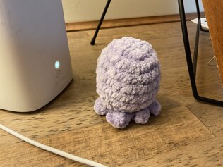 Lavender the octopus