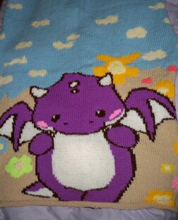 Baby Dragon blanket