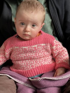 The OpArt cardigan