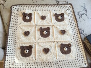 Bear Love Blanket by KERRY JAYNE DESIGNS