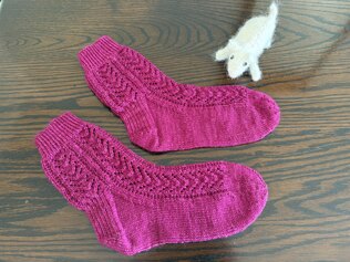 Christmas socks for Lynne