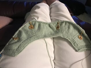 Green Daisy Cardigan
