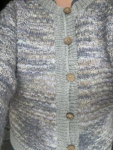 Stonewash cardigan