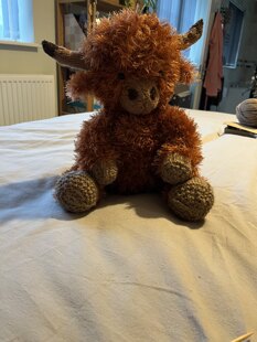 Highland cow teddy