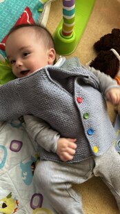 Last winter cardie for Louis