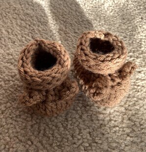 Bear Baby Booties